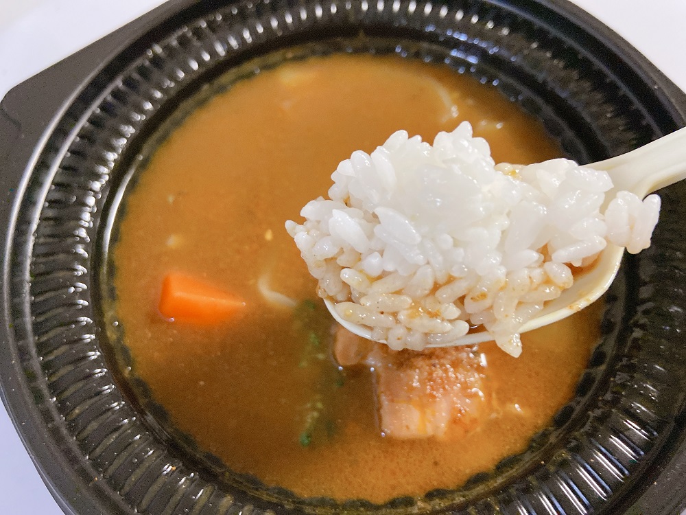 奥芝商店ローソンスープカレー弁当ごはん
