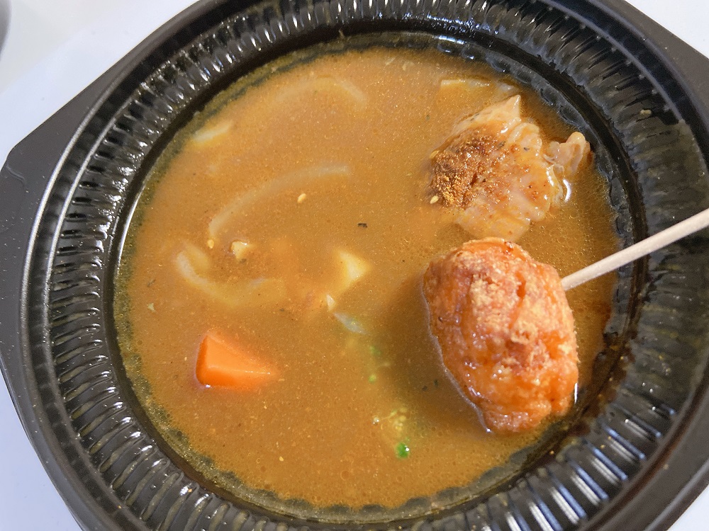 奥芝商店スープカレー弁当からあげくん入れ