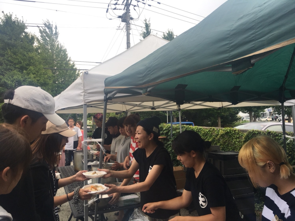 奥芝商店白石炊き出し