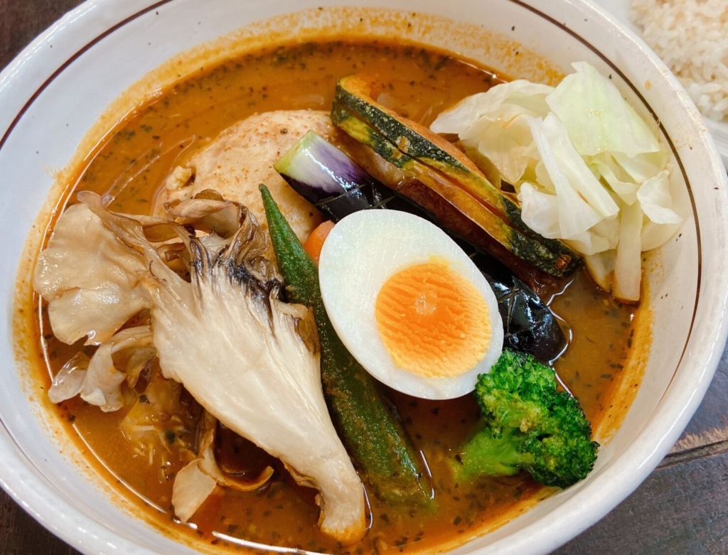 らっきょ琴似店チキンカレー