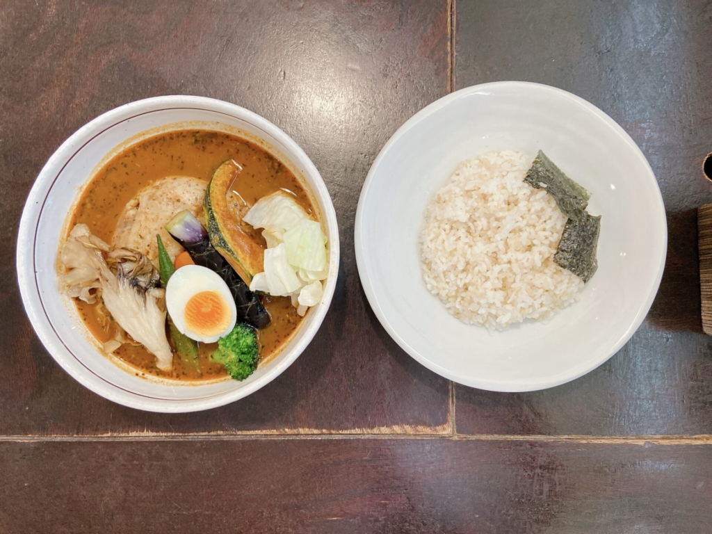 らっきょ琴似店チキンカレー
